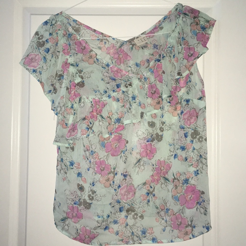 a•new•day turquoise blouse